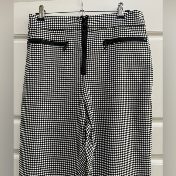 Urban Outfitters High Waisted Zip Front Pants in Gingham - Picture 5 of 6